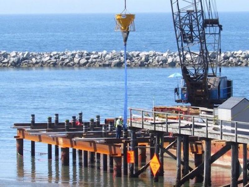 White Rock Pier Reconstruction Pacific Pile & Marine