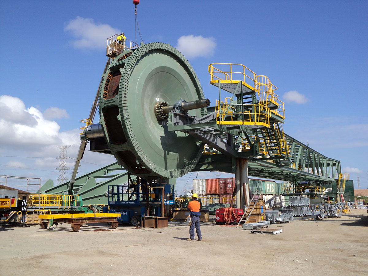 BHP Bucket Wheel Reclaimers Pacific Industrial Company