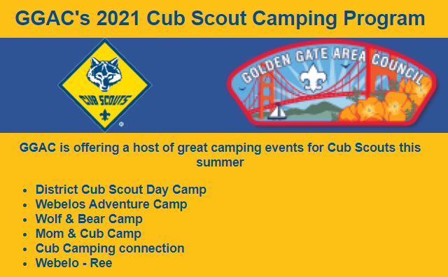 Cub Scouts Wyckoff Nj Schedule Of Events 2017-2023 Camp Programs For Cubs & Webelos « Cub Scout Pack 1776
