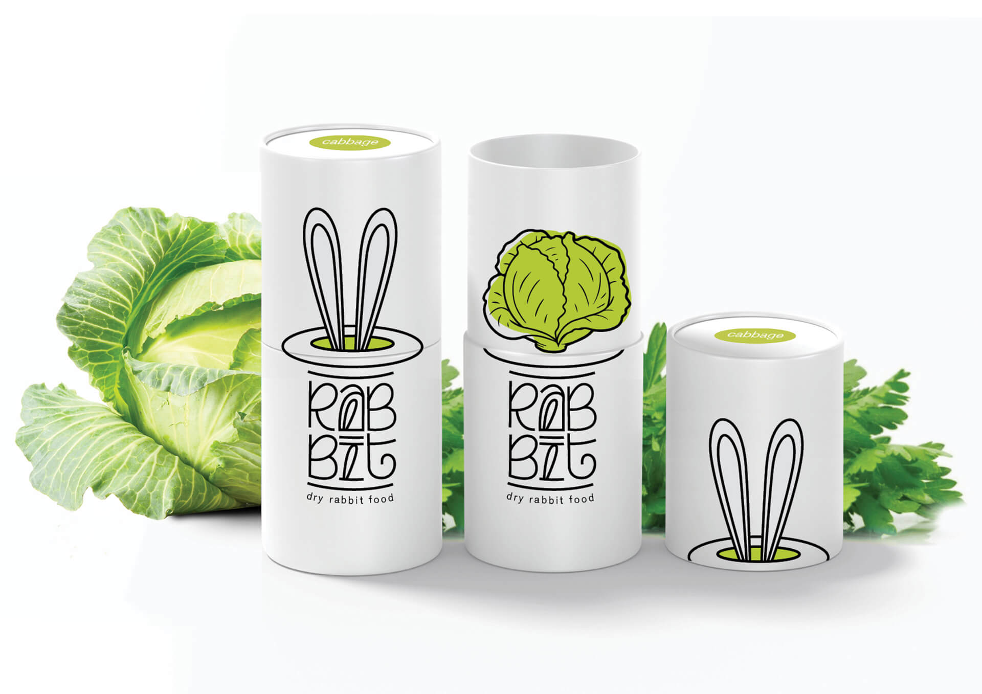 Rabbit Dry Food Pets Package Inspiration