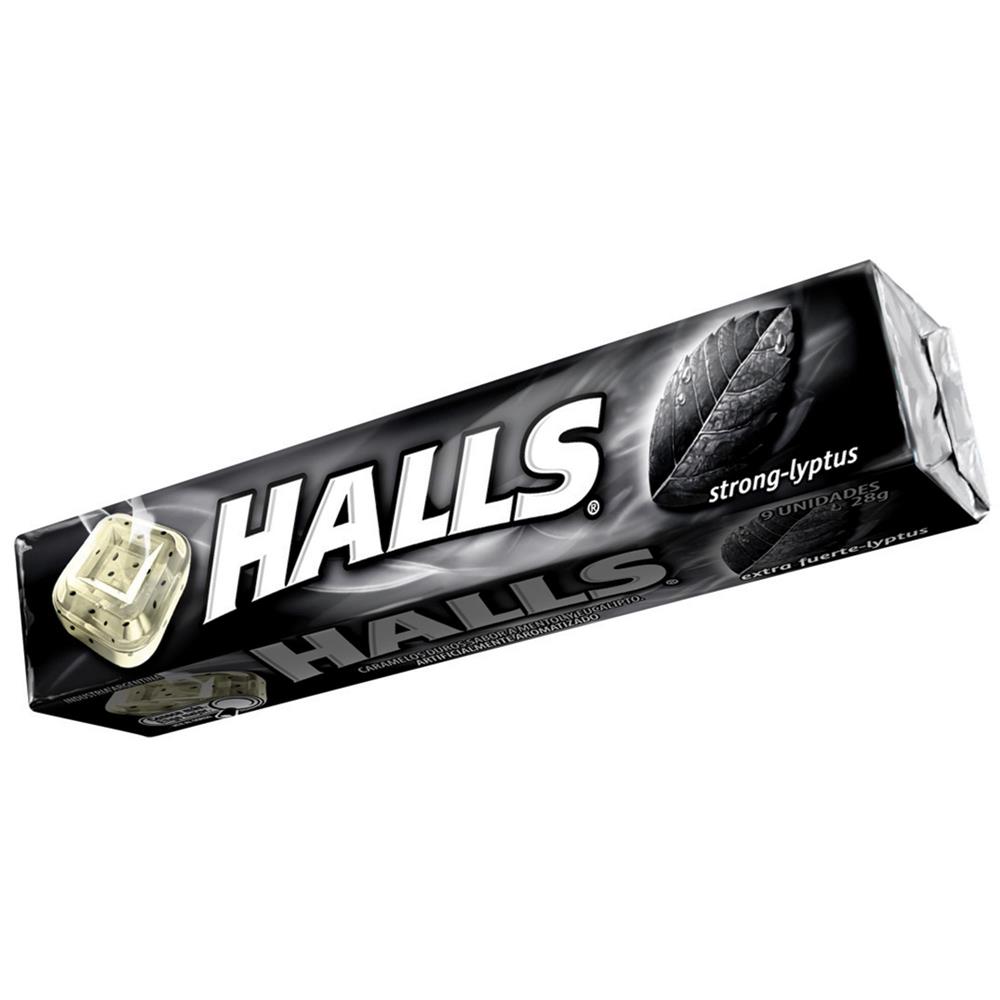 HALLS Strong Mint Candies PFM