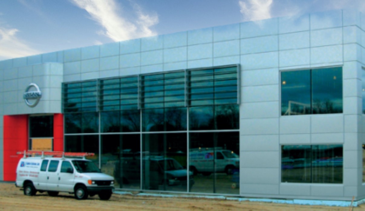 Car Dealerships Building Solution in MA Package Steel