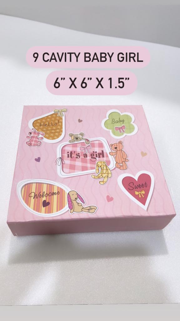 Birth Announcement Box For Baby Girl Packageworld