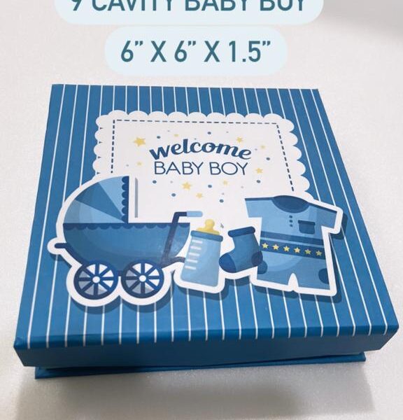 Birth Announcement Box For Baby Boy Packageworld