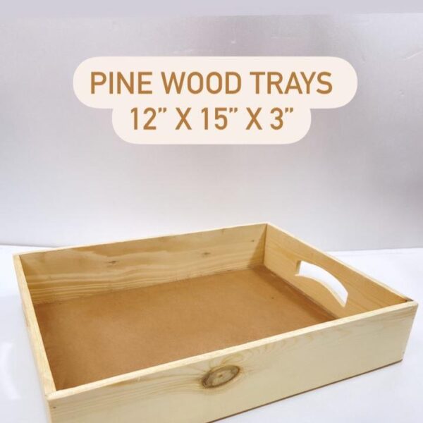 Pine Wood Baskets & Trays Packageworld
