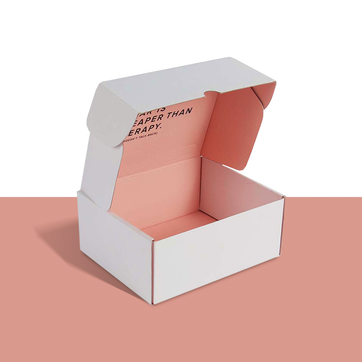 Custom Printed White Corrugated Boxes Wholesale Packaging Bee