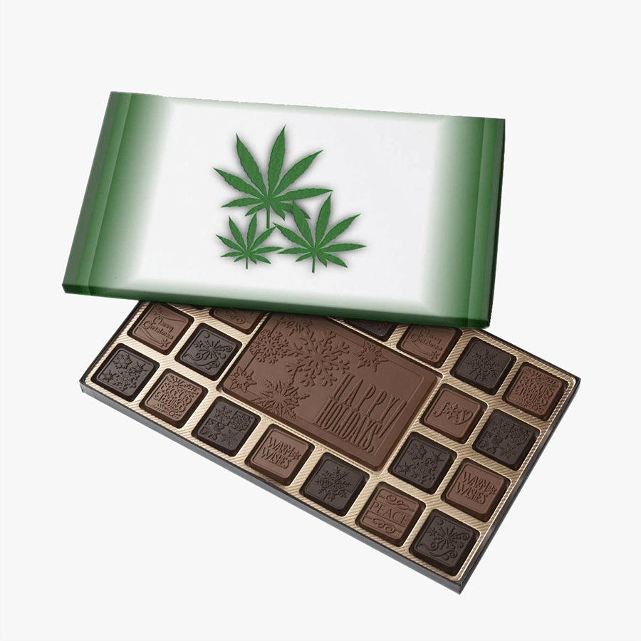 Cannabis Chocolate Boxes Customized Cannabis Chocolate Packaging