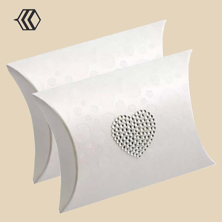 White Pillow Boxes Large White Pillow Boxes Packaging Bee