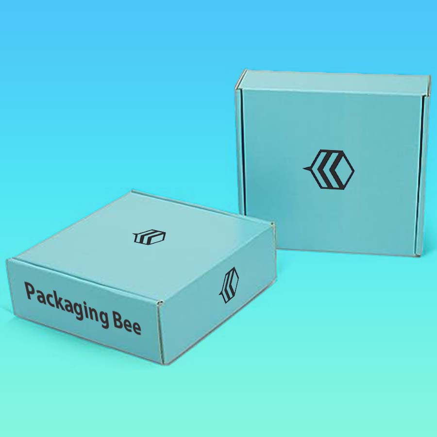 Teal Mailer Boxes PackagingBee