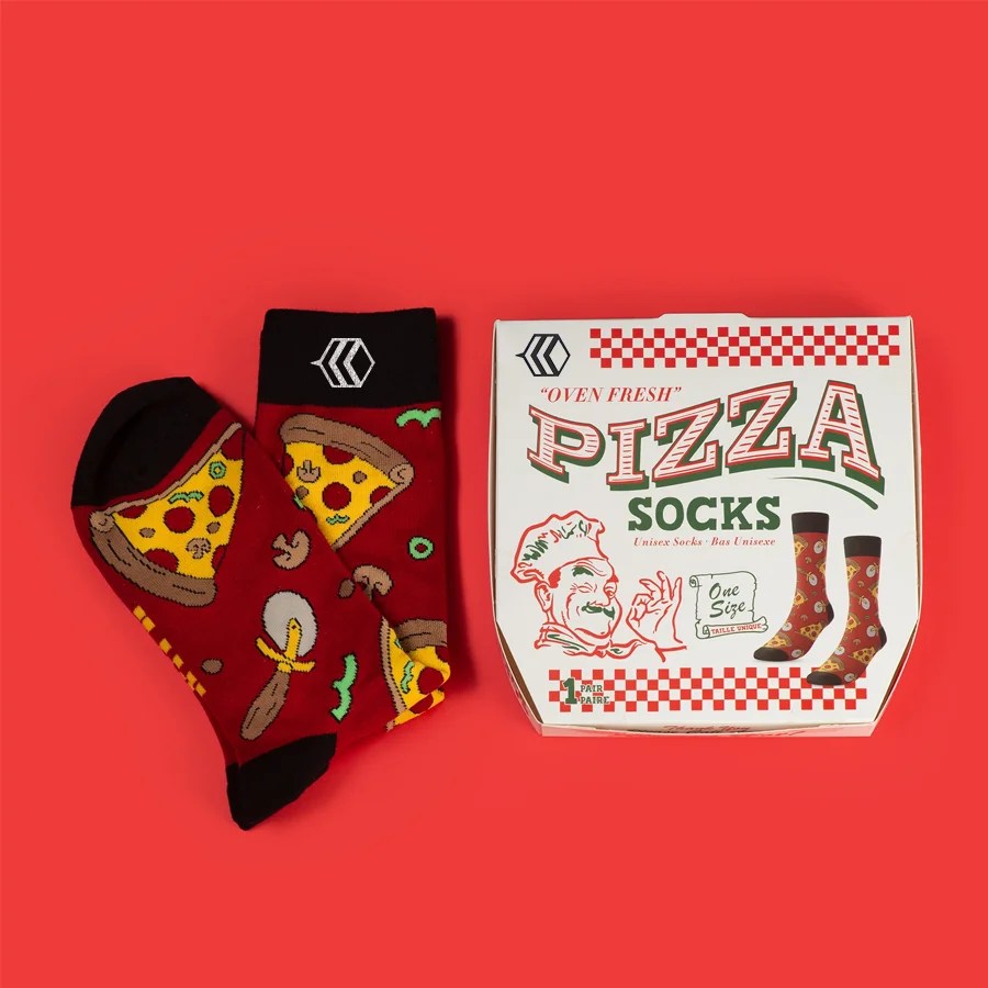 Pizza Socks Box PackagingBee