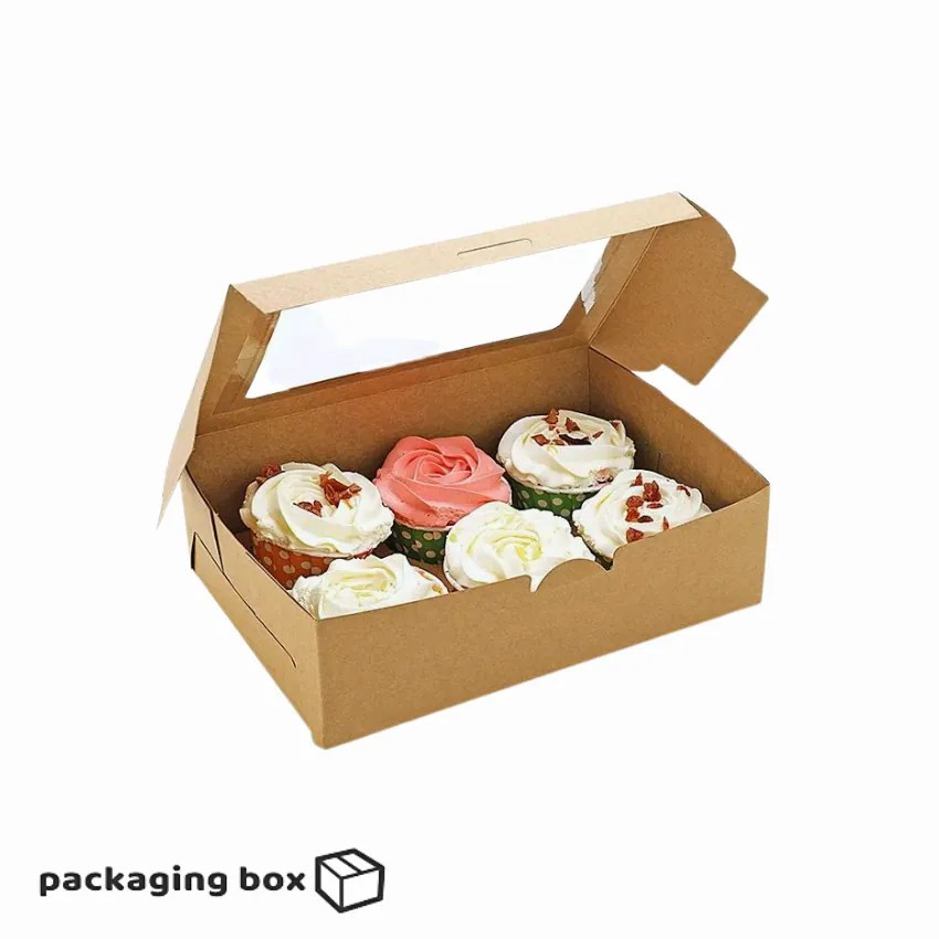 Cupcake box for 6 cup cakes Packaging Box