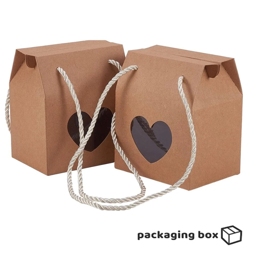 Small Cake Boxes (Brown & White) Packaging Box