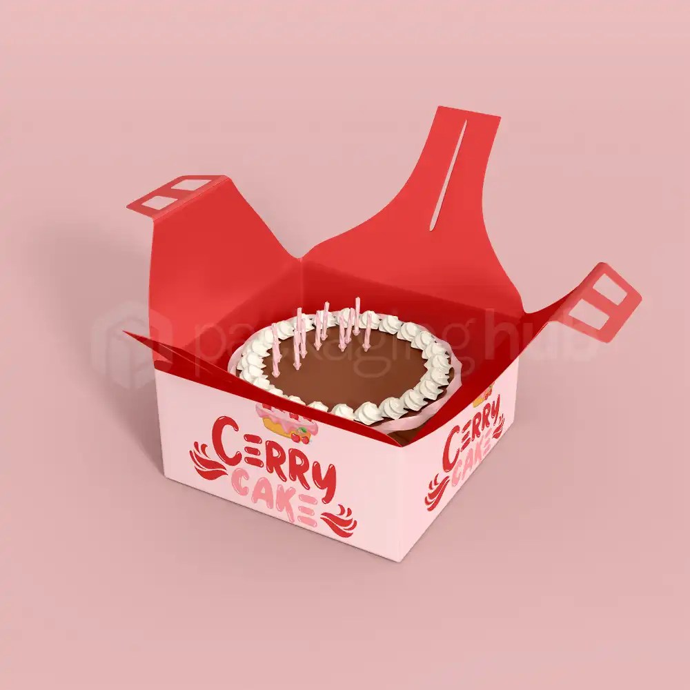Get Custom Cake Packaging Boxes With Logo Packaging Hub
