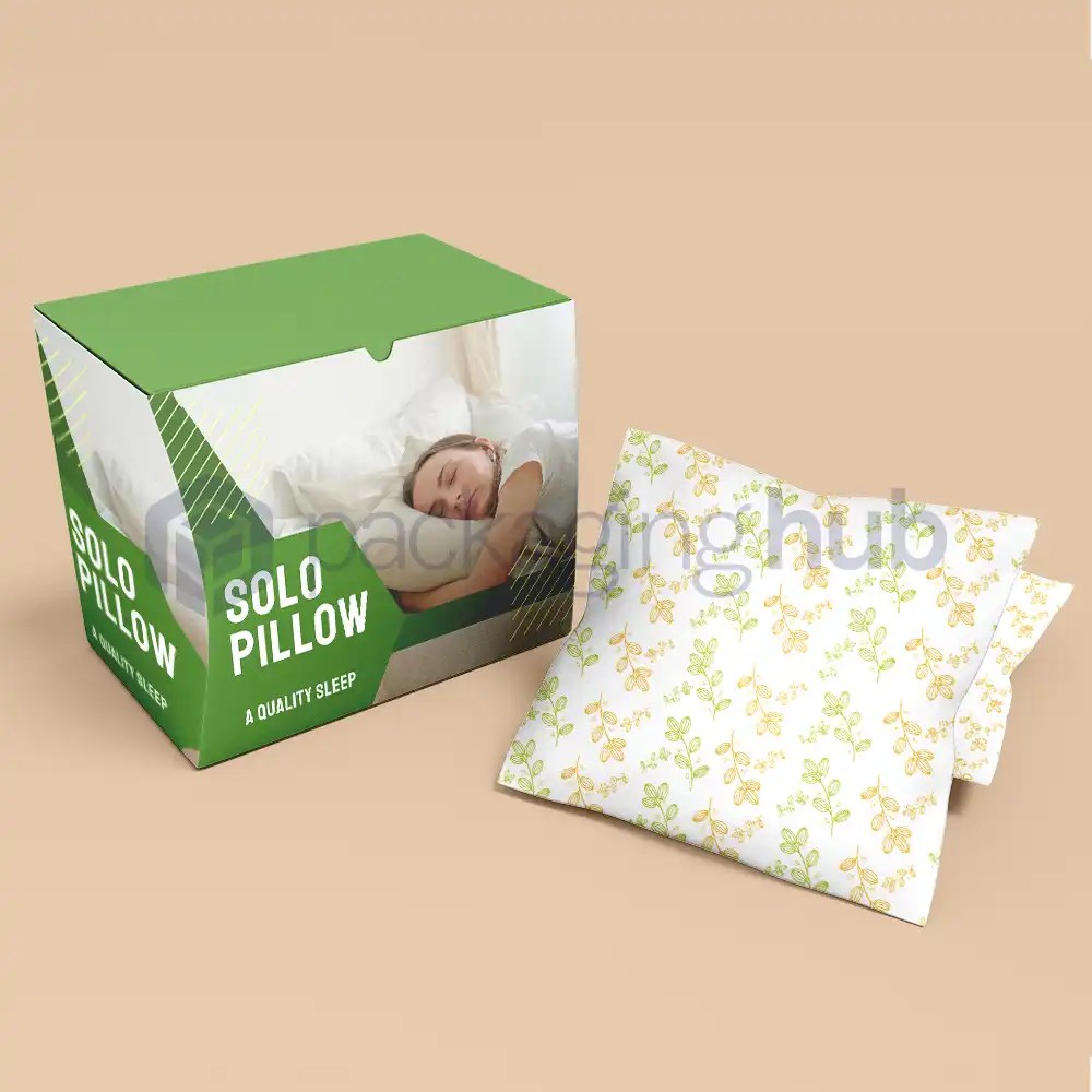 Wholesale Custom Pillow Boxes with Logo Packaging Hub