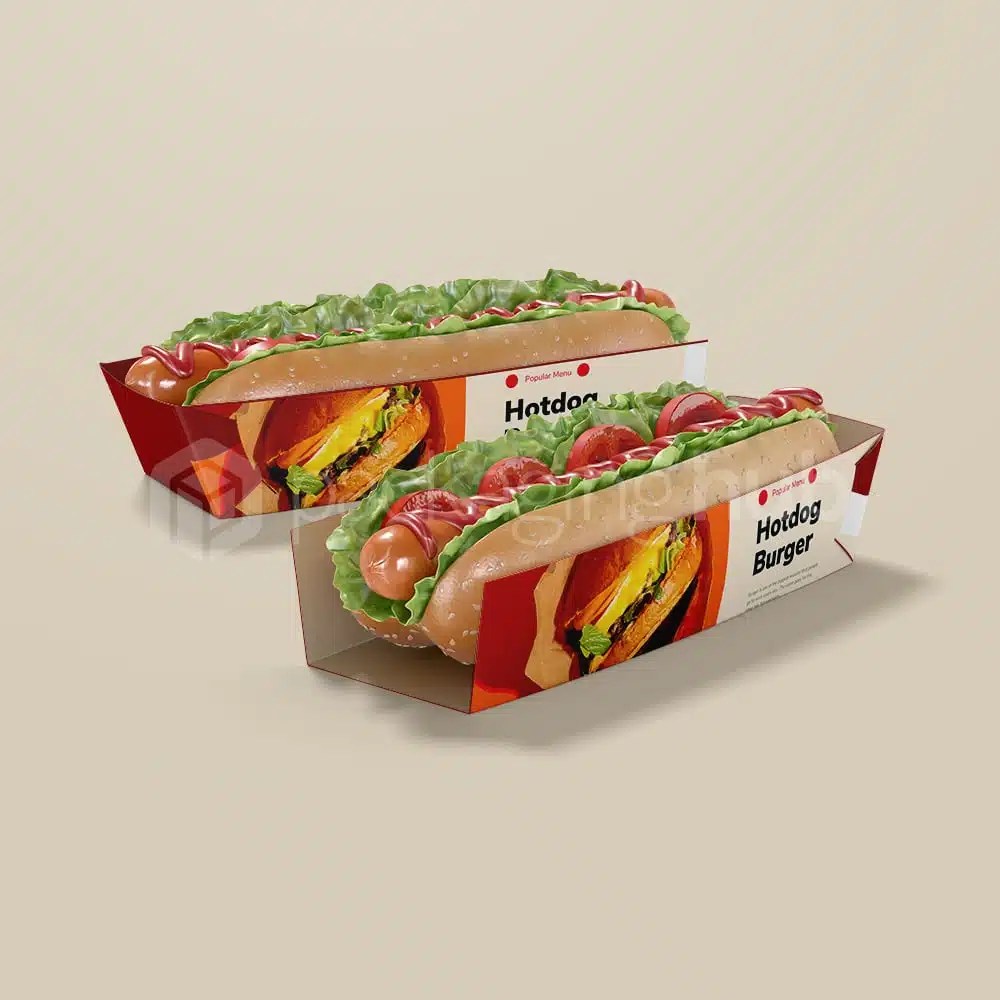 Get Custom Hot Dog Boxes With Printed Logo in USA