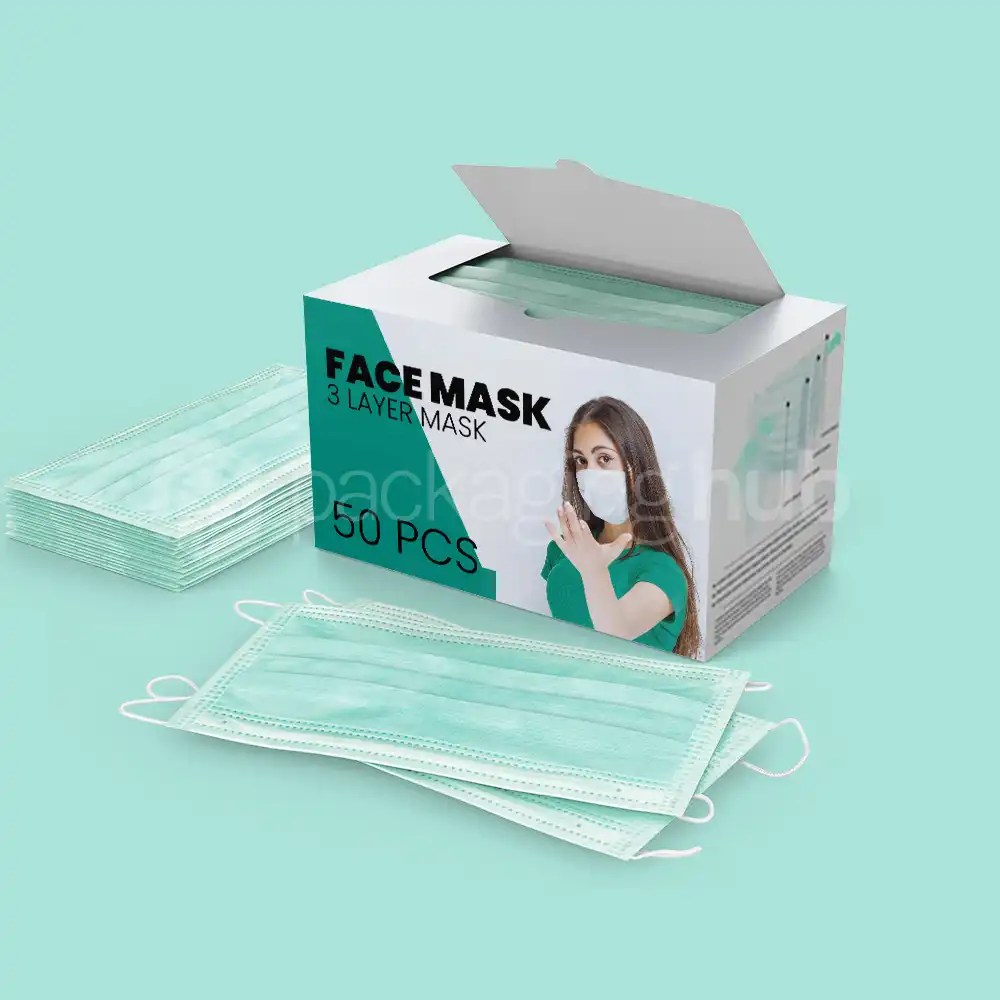 Custom Face Mask Packaging Boxes At Wholesale Price