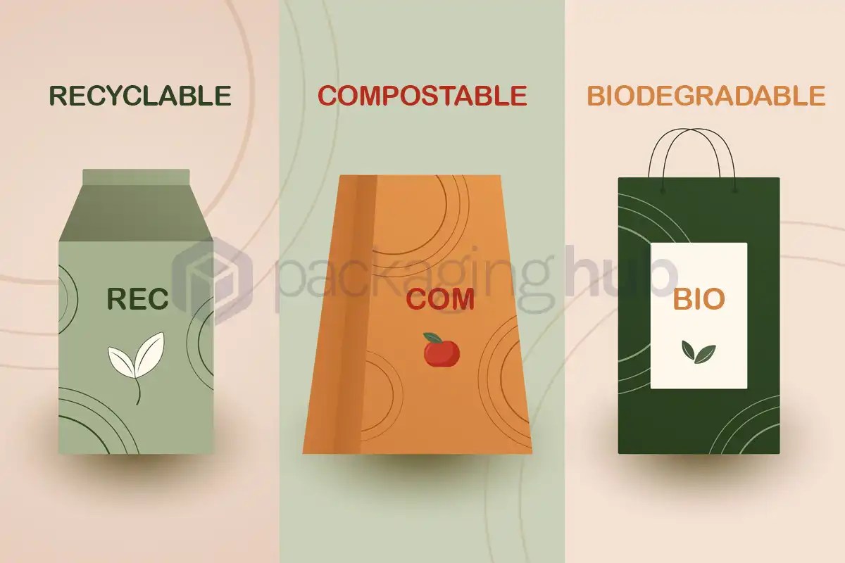 Biodegradable vs Compostable vs Recyclable Packaging