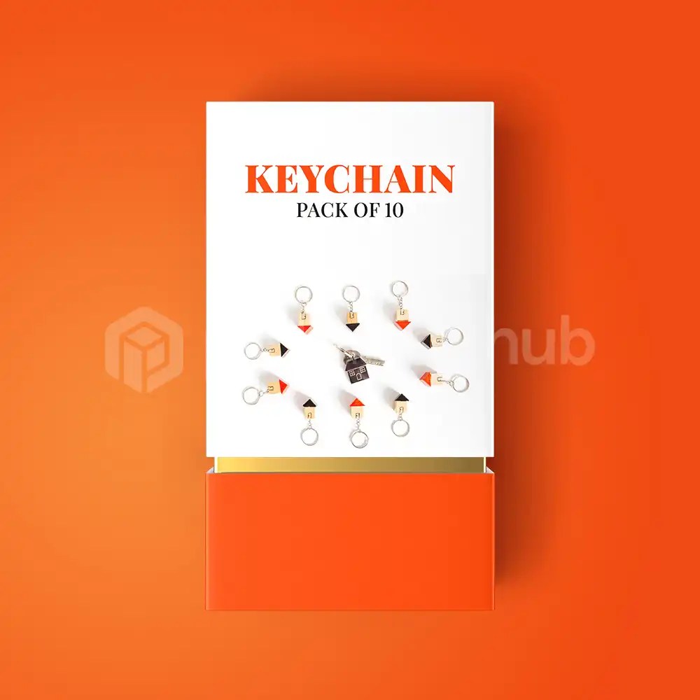 Custom Keychain Packaging Box Packaging Hub