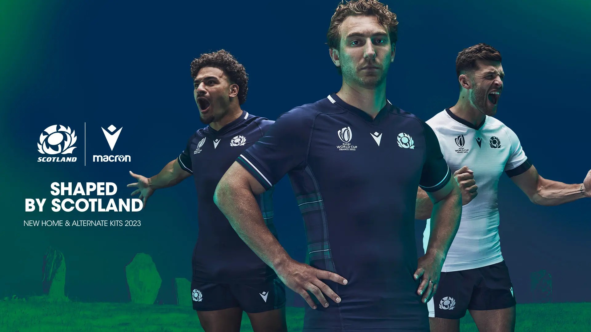 Scotland unveils Rugby World Cup kits made from recycled bottles