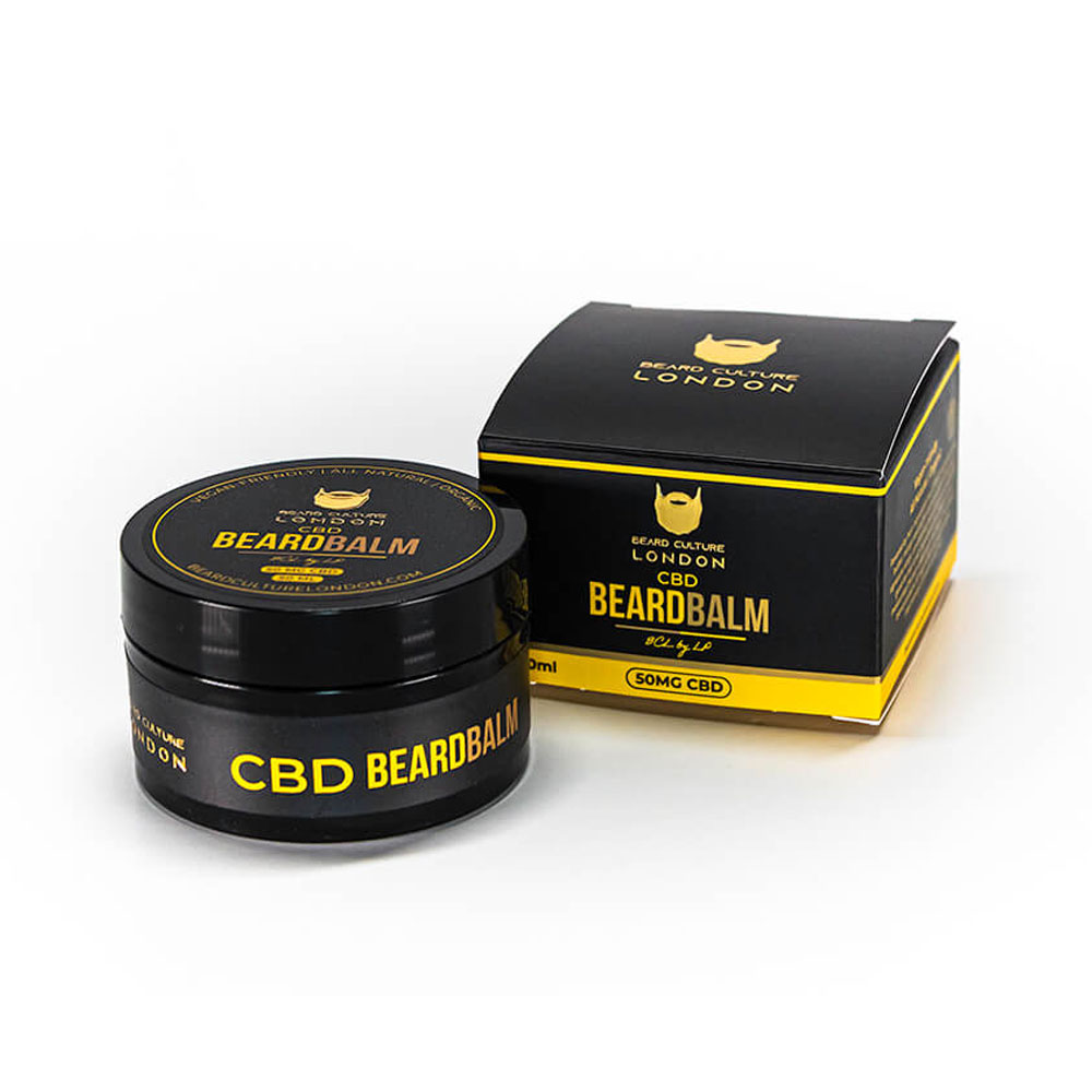 CBD Beard Balm Boxes PackagingX