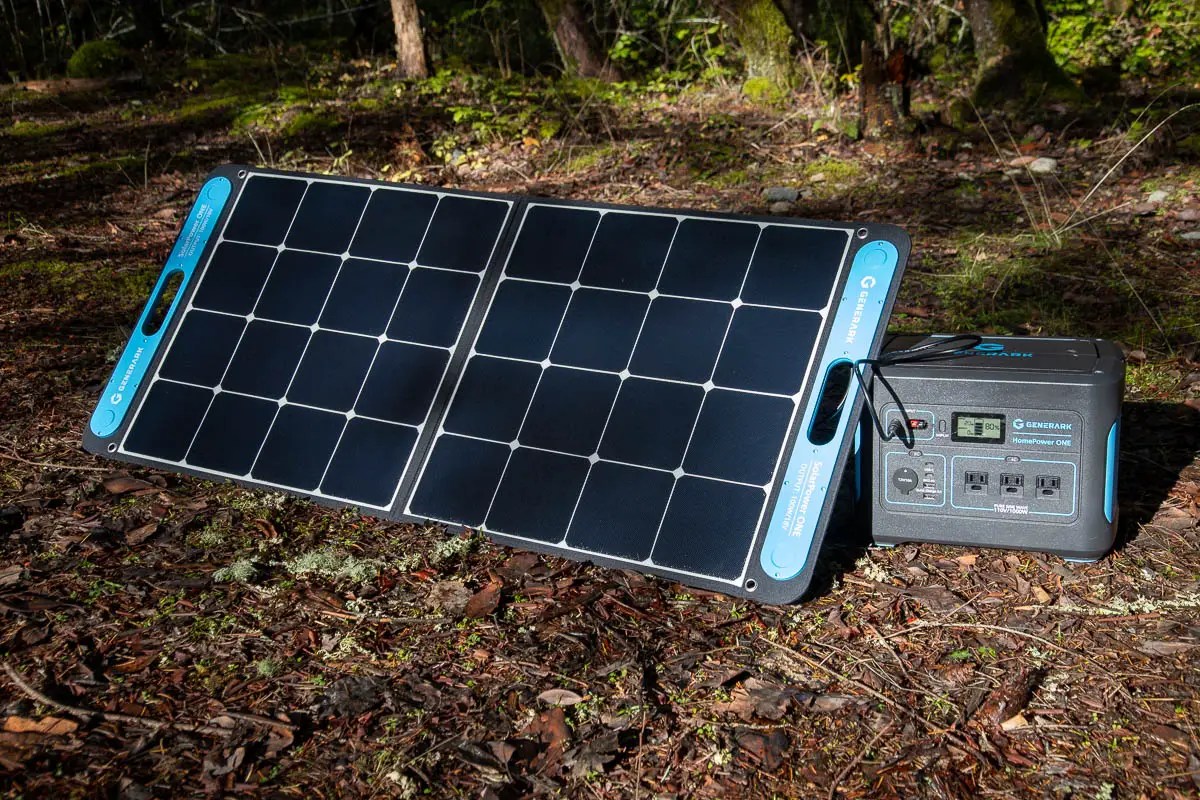 Generark SolarPower One 100W Solar Panel Pack & Trail