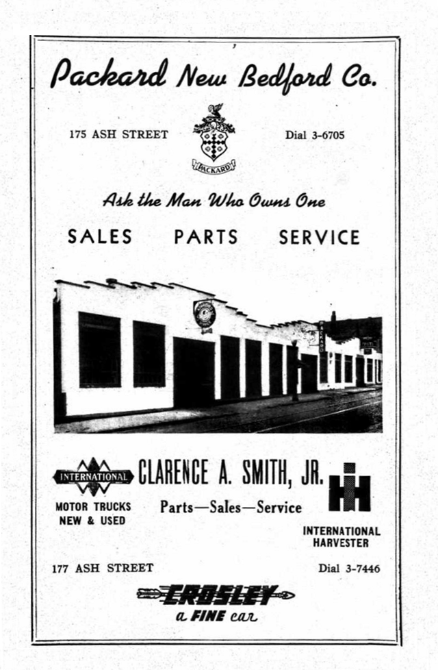 Dealership List Packard Motor Car Information