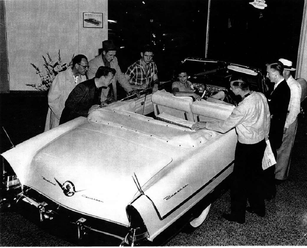 1956 PACKARD DEALER WENDELL HAWKINS, HOUSTON, TXB&W Dealer Photos