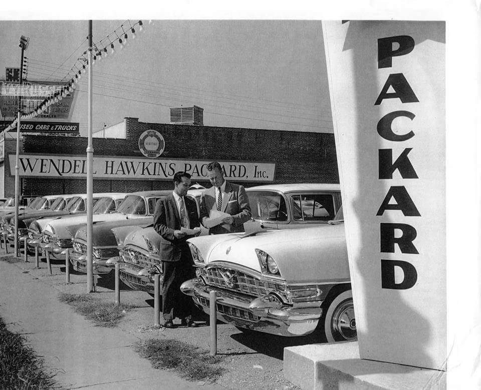 Wendell Hawkins Packard Dealer Photos Photo Archive Packard Motor