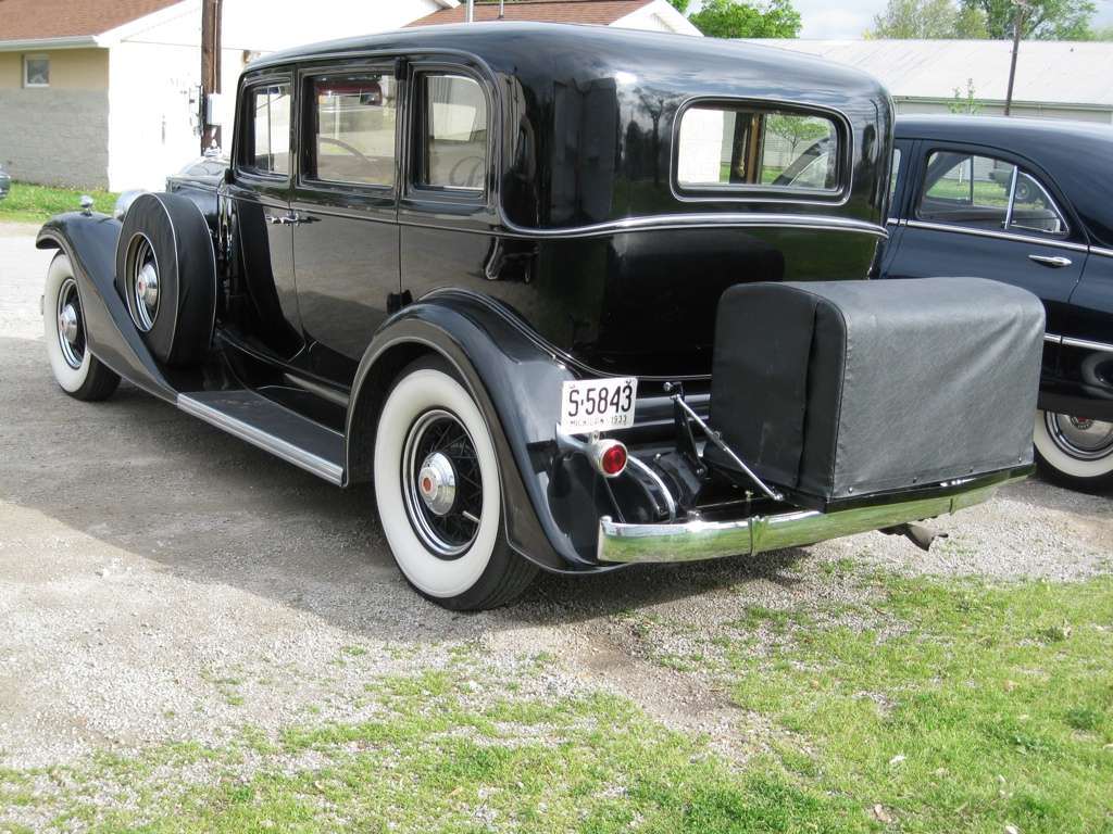 Perrysburg May 2009 1933 613 Drivers Rear Car Show Pictures Photo Archive Packard Motor