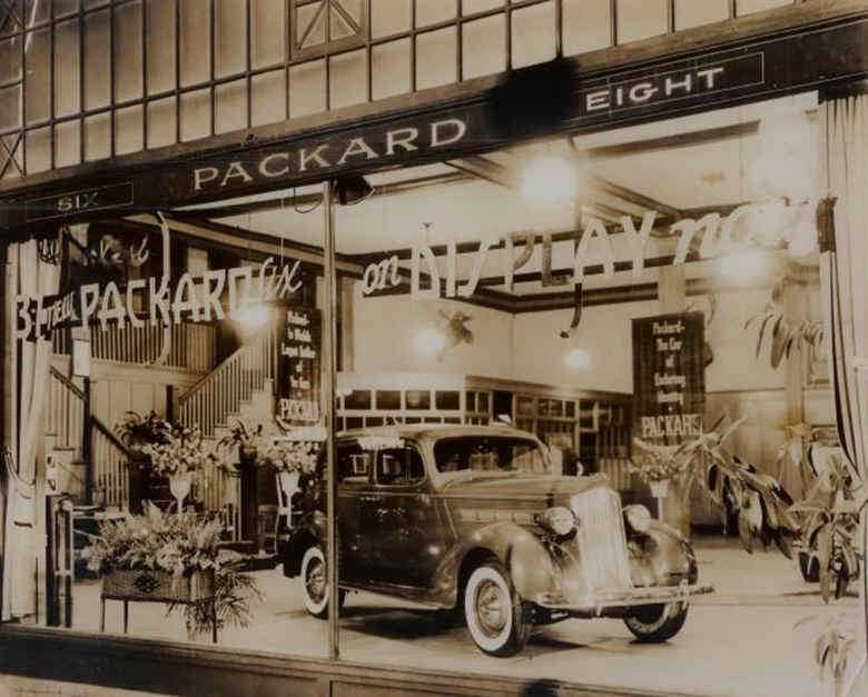 1937 PACKARD SEATTLE DEALERSHIP PIKE&MELROSE Dealer Photos Photo