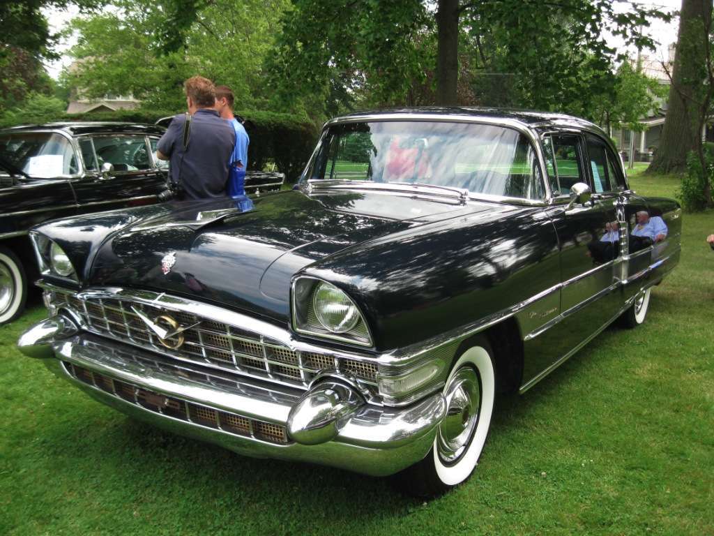 Warren Car Show July 2009 1956 Patrician Driver Front Black Car Show