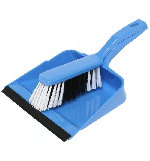 DUSTPAN AND BRUSH SET EDCO BLUE Pack Centre New Zealand