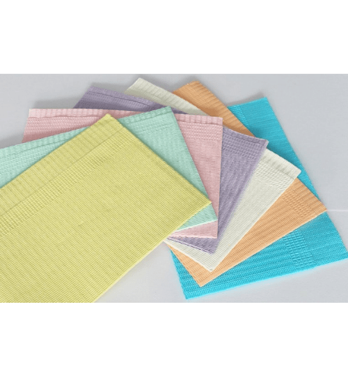 DENTAL BIB 45 X 33CM WHITE 500/CTN Pack Centre New Zealand