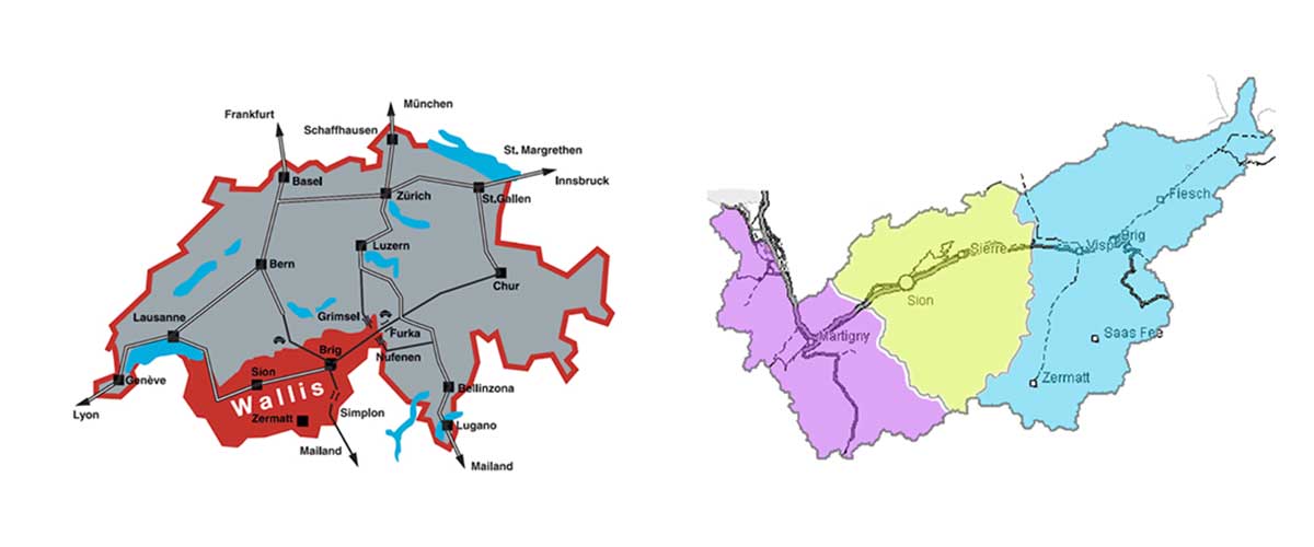 Reise und Wanderführer für das Wallis Packed Again