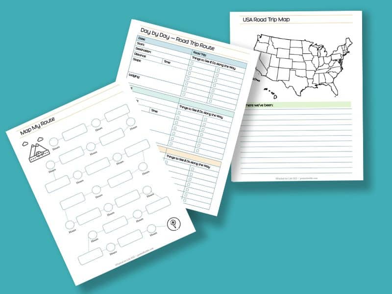 Printable Road Trip Planner for StressFree Vacations!