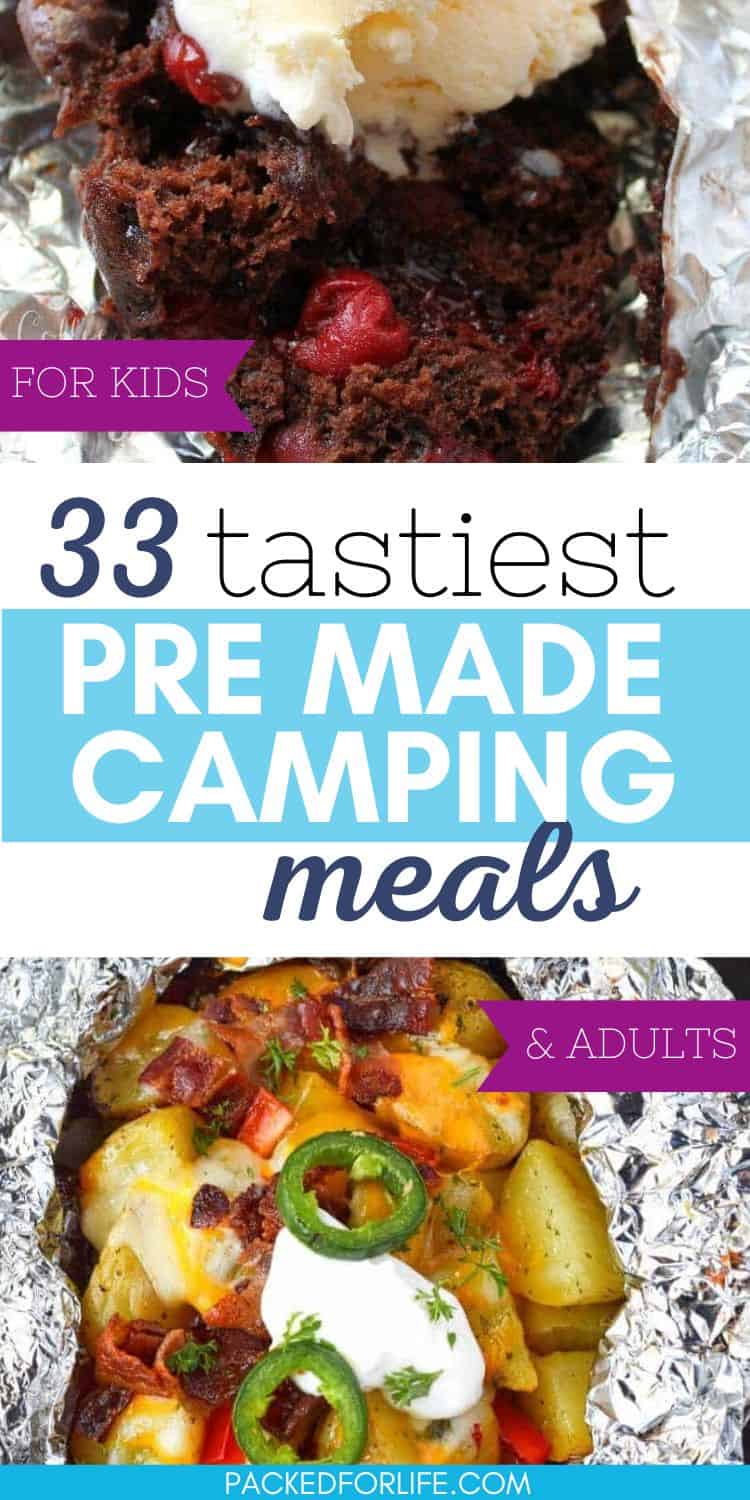 45 Easy Make Ahead Foil Packet Recipes For Camping By Grill or Campfire