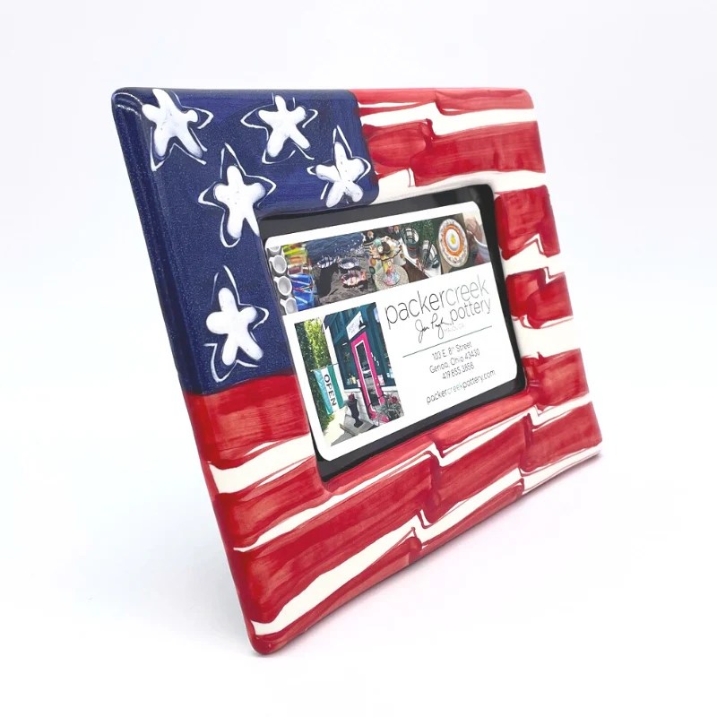 Flag Picture Frame packercreekpottery