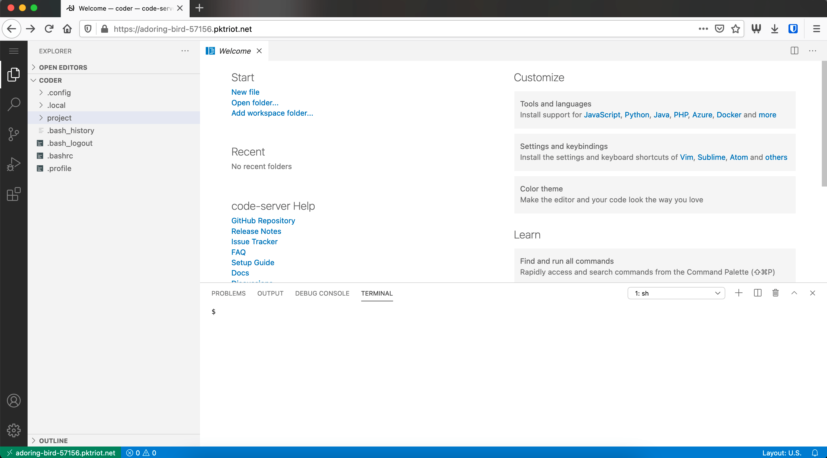 Develop Anywhere with VS Code Server