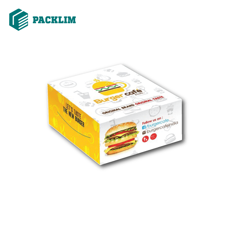 Custom Burger Boxes Fast Food Packaging Wholesale In Bulk