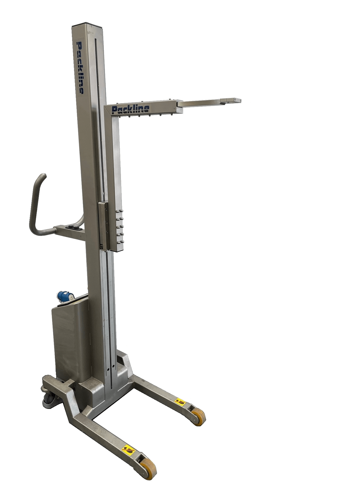 Interchangeable Drum Lifting Attachment with Platform and Adjustable