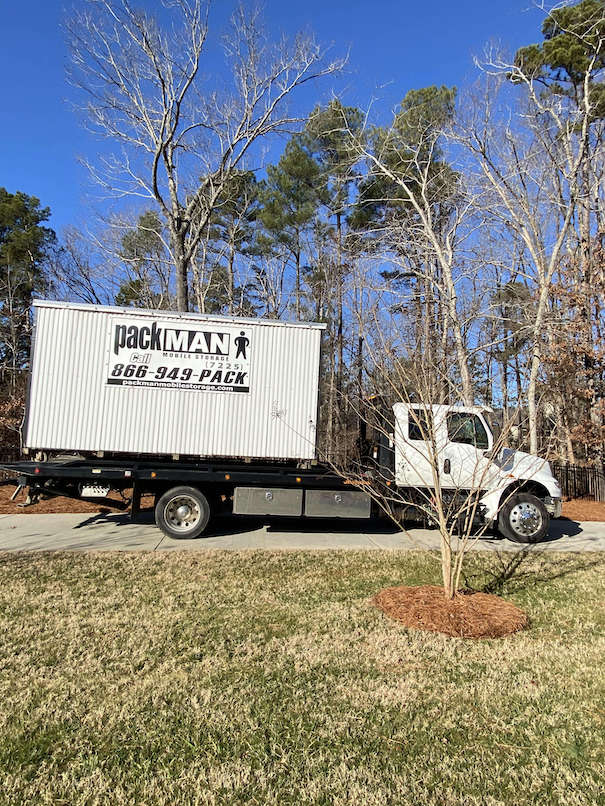 Mobile Storage Unit Delivery Packman Mobile Storage