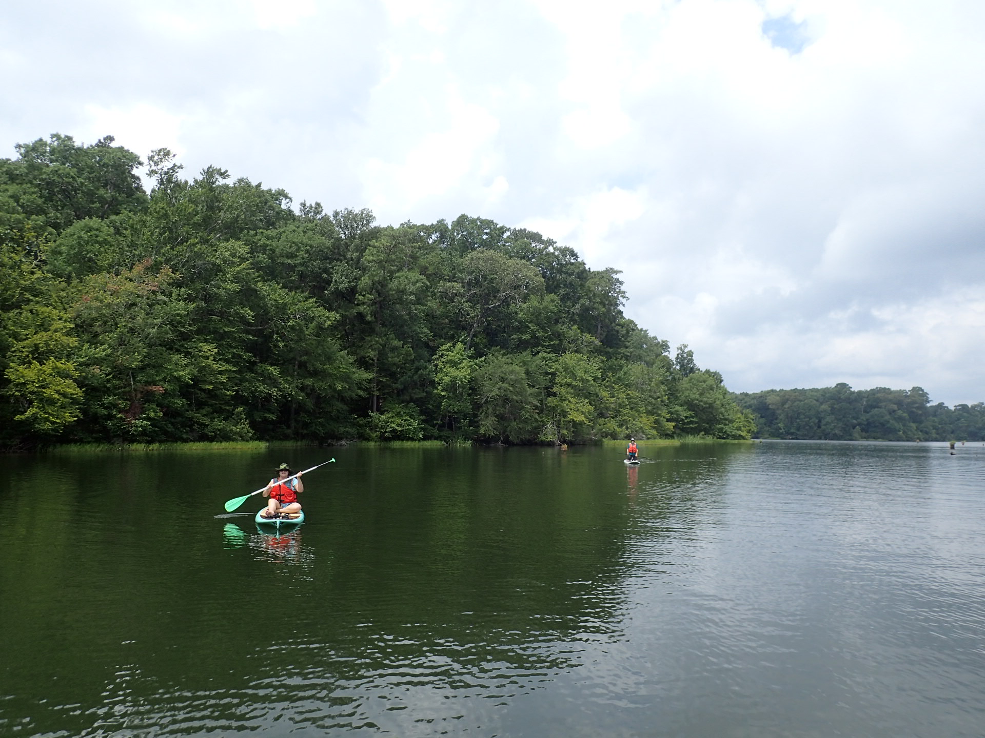 SUP at Lake Kincaid Pack and Paddle