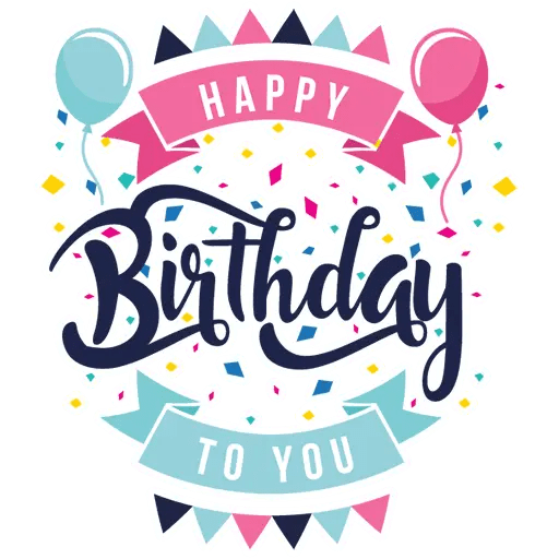 Happy Birthday Stickers for WhatsApp