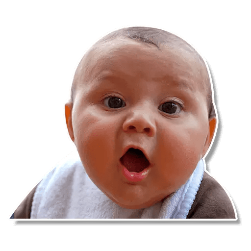 Funny Baby Stickers for WhatsApp