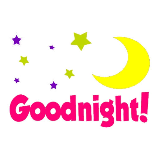 Good Night Stickers for WhatsApp