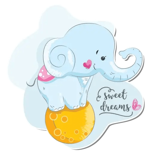 Cute Good Night Stickers for WhatsApp