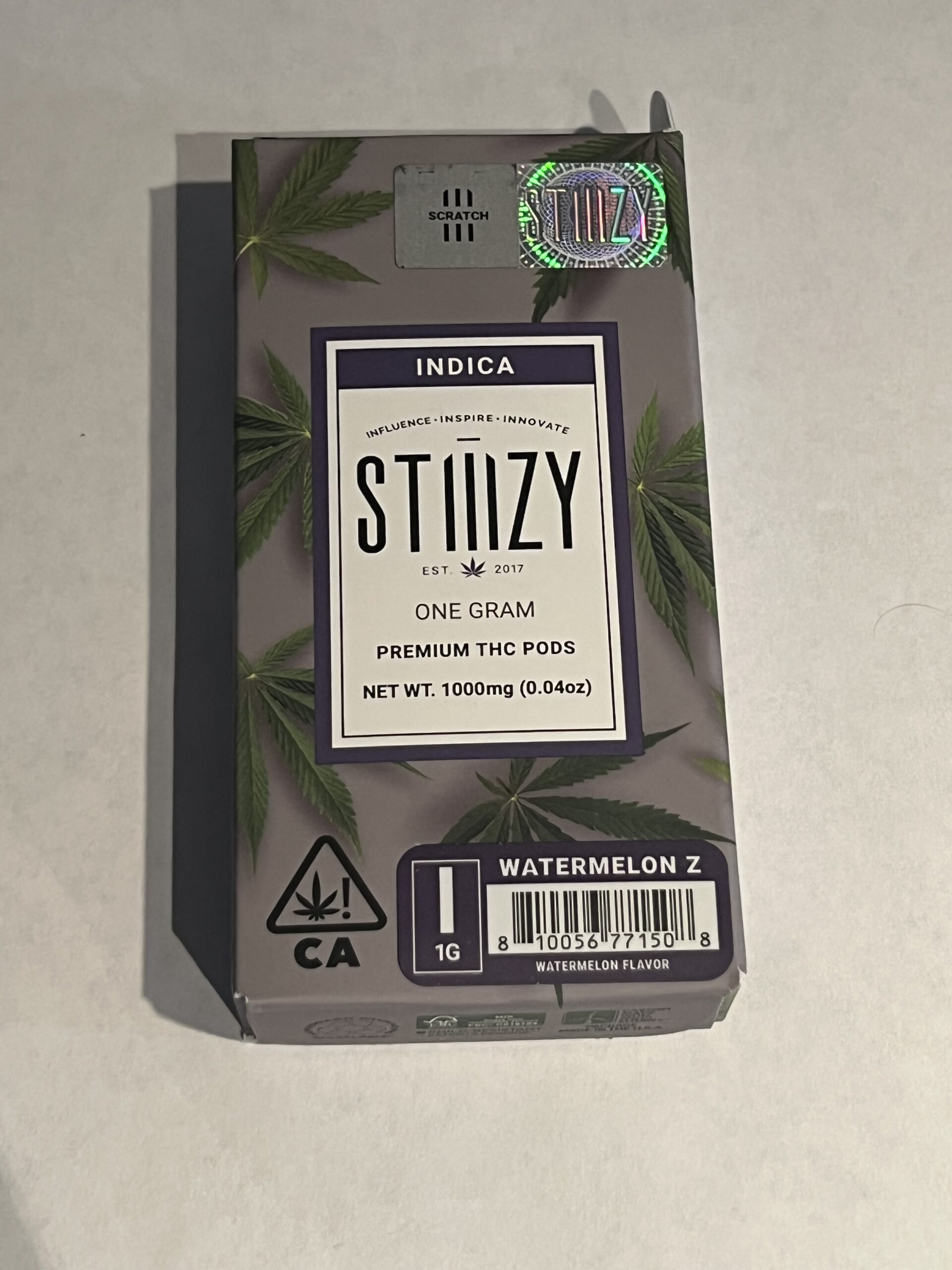 Stiiizy 1g Pod Watermelon Z Pack Trapper