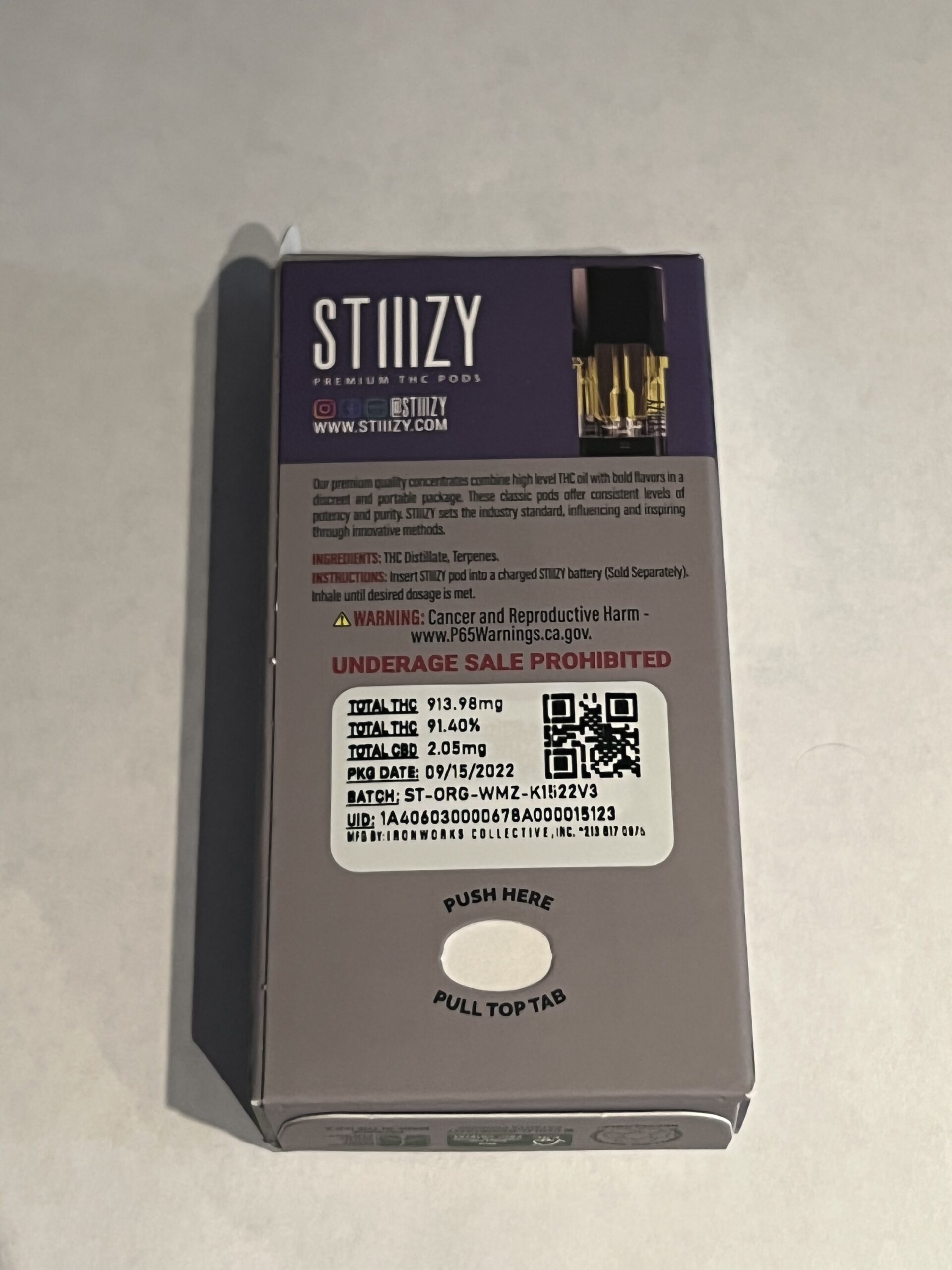 Stiiizy 1g Pod Watermelon Z Pack Trapper
