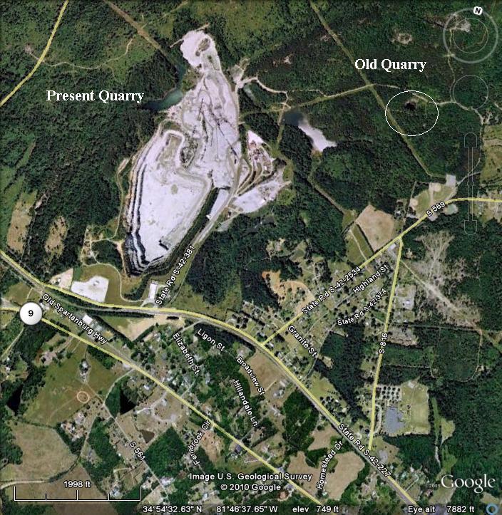 Satellite Photo of Quarry
