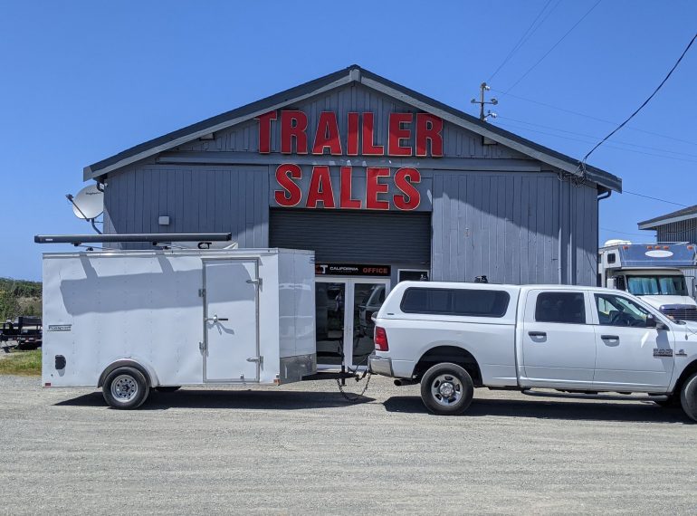 Stolen PacOut Green Team Trailer has been repaired thanks to California